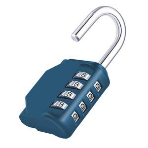lot 4236 image: ZHEGE Combination Lock, 4 Digit Combination Padlock Outdoor, School Lock, Gym Locks (Peacock Blue)
