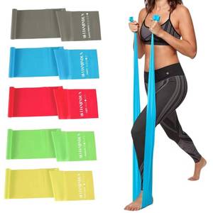 lot 4240 image: Lianjindun 5 Pcs Professional Resistance Bands. Latex-Free, Pilates Band, Work Out Bands, Stretch Bands for Working Out Women or Men, Exercise Bands Set for Pilates, Physical Therapy, Yoga