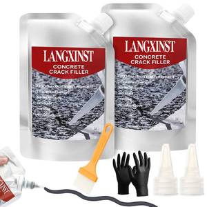 lot 6004 image: 2 PCS Concrete Crack Filler, Cement Crack Repair Sealant, Quick Drying Filler Waterproof Repair Sealant, Weather Resistant Concrete Sealer Outdoor Caulking Glue for Cement-Based Materials