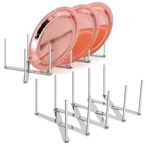 lot 6006 image: inheming 2 Pack Dish Plate Drying Rack, Retractable Dish Drying Rack, Multi-Functional Plates Cup Bowl Pot Pan Lid Storage Holder Organizer for Kitchen Counter Cabinet Drawer