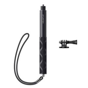 lot 6102 image: ATUMTEK 45 Invisible Selfie Stick, 14 Extended Monopod Pole, Solid and Compact Design for Insta360, for GoPro, DJI, Action Camera (Buckle Mount for GoPro and Wrist Strap Included)