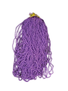 lot 6107 image: Purple Glass Seed Bead Strands