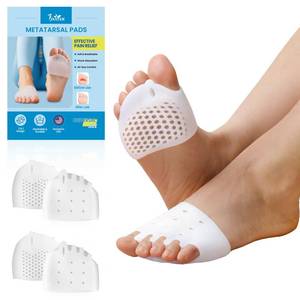 lot 6129 image: JNATER Toe Separators & Metatarsal Pads for Women & Men �� 4 Pcs Gel Toe Spacers, Soft Ball of Foot Cushion for Pain Relief, Metatarsalgia, Mortons Neuroma, All Day Comfort for Long Walking & Standing