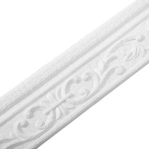 lot 9450 image: TaoBary 8 Roll 90 x 3 Inch Self Adhesive Flexible Foam Molding Trim Wallpaper Border 3D Sticky Decorative Wall Lines Peel and Stick Wall Baseboard Trim for Hotel Home DIY Decoration (White)