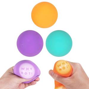 lot 10101 image: 3pcs Magic-8 Ball Pull,Stretch and Squeeze Stress Balls-Squeeze Out Letters Fidget Toys Balls for Anxiety Relief, Autism Special Needs Toys,Calming for Kids and Adults Gift idea Classroom