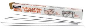 lot 10105 image: Simpson Strong-Tie IS16-R is 15-12 in. Insulation Support (100-Qty) (Pack of 8)