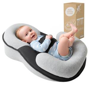 lot 11934 image: Kaatnii Tummy Time Pillow Baby Lounger Pillow Reduce Spit-Up Anti Overflow Design for Baby Comfort and Feeding Support