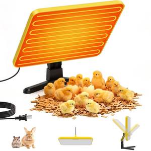 lot 11952 image: Lobeline Chick Brooder Plate - Energy Efficient Chick Heating Plate with Adjustable Height and Angle, 50-158°F Digital Temp Control for Winter Chicken Coop, Brooder Box, Ducklings