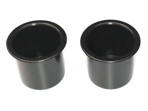 lot 12001 image: Plastic Small 2 78 inch Black Drop in Beverage Drink Can Holder Insert Perfectly Fits 12oz Beverage cans and 16oz Plastic Water Bottles Multipack Wholesale Bulk Listing Poker Table(2)