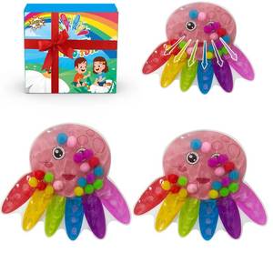 lot 12013 image: GYsomer 2PCS Color Sorting Toys for Toddlers, Fine Motor Skills Sensory Toy, Montessori Learning Toys for Preschool Learning Activitie, Sensory Activity Toy for Kids 3 and Adults (One Is Leaking)