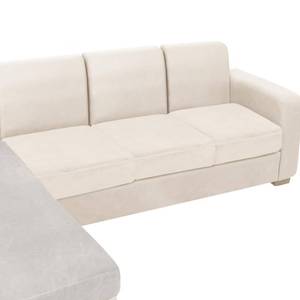 lot 12033 image: NAISI Couch Cushion Covers 3 Pieces Velvet Stretch Sofa Seat Covers or Backrest Covers Soft Individual Couch Covers for Sectional Sofa(3 Pcs for 3-Seat Cushion,Beige)