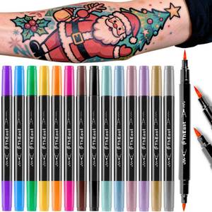 lot 12051 image: ThEast 15 Colors Face Painting Kit for Kids, Washable Face Paint Markers, Tattoo Markers Body Paint Pens, Halloween Facepaint Makeup, Teen Girl Gifts Trendy Stuff