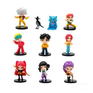 lot 12343 image: KDWER 10Pcs Cartoon Figure,Cute Collectable Figure,Creative Gift for Fans