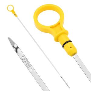 lot 12351 image: Rebvugr Engine Oil Dipstick, Engine Oil Level Dipstick Indicator Replacement OEM# CJ5Z-6750-A, Oil Dip Stick for Checking Oil Fluid Compatible with Ford Edge Escape Explorer Focus Fusion Lincoln
