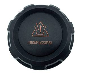 lot 12399 image: Radiator Expansion Tank Coolant Reservoir Cap Cover for VW Audi Skoda Seat Porsche Black Antifreeze Cap,160KPa23PSI Replace 2Q0121321A 2Q0121321 3C0121321