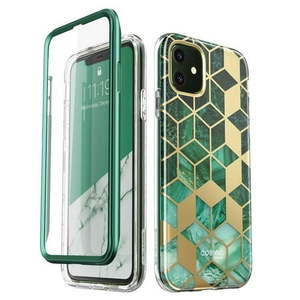 lot 12414 image: i-Blason Cosmo Series Case for iPhone 11 (2019 Release)  Slim Full-Body Stylish Protective Case with Built-in Screen Protector  Green  6.1