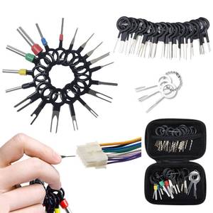 lot 12442 image: 41 PCS Terminal Removal Tool Kit, Depinning Tool Pin Removal Tool, Pin Extractor Removal Tool Kit, Electrical Tools Wire Connector Pin Release Terminal Ejector Kit for Automotive, Home Appliance