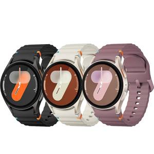 lot 12443 image: Sport Band for Samsung Galaxy Watch 7 Band 40mm 44mm,No Gap Soft Silicone Strap for Galaxy Watch 6 5 4 FE Band 40mm 44mmGalaxy Watch 64 Classic 47mm 43mm 46mm 42mmWatch 5 pro 45mm Men Women,3 Pack