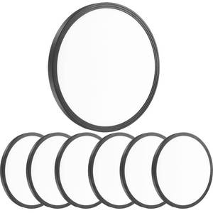 lot 13812 image: Lexier 6Pack 12 Inch 3200LM Flush Mount LED Ceiling Lights,Black 28W Slim Ceiling Light Fixture Round Day White 6000K Thin Round Flat Ceiling Light 120V Surface LED Ceiling Light 300W Equivalent