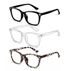 lot 14005 image: ECO-TH Blue Light Glasses for Kids Boys Girls, 3 Pack Teen Kids Blue Light Glasses, Fake Glasses, Toddler Glasses, Age 10-18