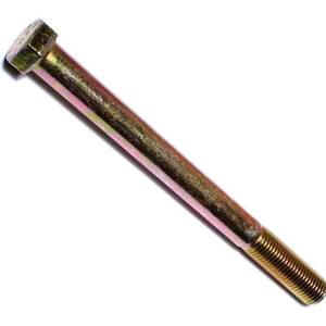 lot 14008 image: Hard-to-Find Fastener 014973253295 Grade 8 Fine Hex Cap Screws, 716-20 x 5, Piece-10, Yellow