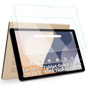 lot 14034 image: Hianjoo 2-Pack Screen Protector Compatible with Onn 10.1 Tablet Gen4 2024Onn 10.1 Kids Tablet 2024, Tempered Glass Film��Anti-Scratch����9H Hardness����Easy Installation��