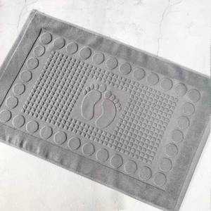 lot 14038 image: Namzi Bath Mats Not a Bathroom Rug Cotton Banded Machine Washable Shower Bathroom Floor Towel Terry Towelling Tub Shower Bathroom Mat (Dark Brown)