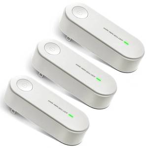 lot 14059 image: Qualirey 3 Pcs Air Purifier Plug in Air Ionizers Portable Negative Ion Generator Filterless Home Freshener Filter Cleaner for Removing Smell Pollutants Odor Dust Car Room Bedrooms Toilets Office