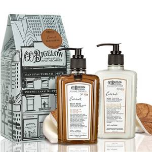 lot 14084 image: C.O. Bigelow Coconut Apothecary Duo Hand Care Gift Set, Hand Wash & Body Lotion, Liquid Soap & Moisturizing Lotion, Set of 2, 10 Fl Oz