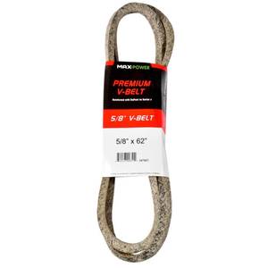 lot 14086 image: Maxpower 347607 Premium Belt Reinforced with Kevlar Fiber Cords, 58 x 62