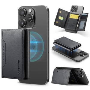 lot 14087 image: Compatible with Magsafe Wallet, Strong Magnetic,Vegan Leather,for iPhone Wallet Stand with 8 Card Slots, RFID Blocking, Compatible with iPhone 171615141312 Pro Max Plus Series (Black)