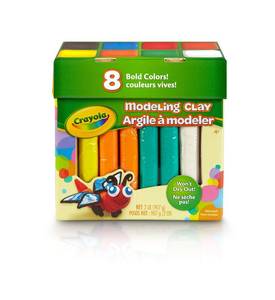 lot 14478 image: Crayola Modeling Clay in 8 Bold Colors, 2lbs, Gift for Kids, Ages 4 & Up
