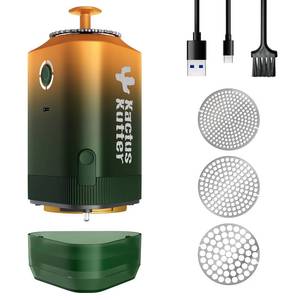 lot 15858 image: K5 Electric Kitchen Grinder Battery Powered Automatic Portable Spice Mill For Grinding - Holds up to 5 Gram