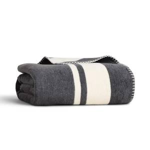 lot 15914 image: Preston Lane Highrise Throw Blanket �� 50 x 70, Premium Soft Cotton Blend, Soft Fluffy Blanket Throw in for Couch, Bed, Boho Home D�cor & Cozy Warmth, Made in Portugal, Slate