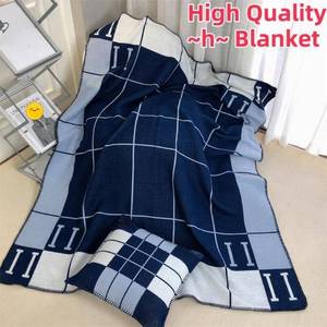 lot 15922 image: Fcteap h Blanket Soft Throw Blanket Faux Fleece Cashmere Plaid Warm Shawl Thick Knitted Plush Cozy Comfy for Women Throw Blanket for Sofa Couch Bed Queen King Size 55x66 in (Navy Blue)