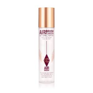lot 16356 image: Charlotte Tilbury Airbrush Flawless Setting Spray - Ultra-Fine Hydrating Mist to Prime & Set Face Makeup For Up to 16Hr - Soothes, Blurs Pores & Calms Skin (200ml) half full