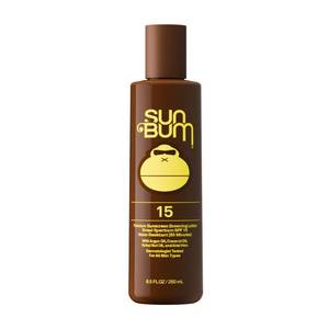 lot 16364 image: Sun Bum SPF 15 Browning Body Lotion - Water-Resistant Broad Spectrum Moisturizing Tanning Lotion with Vitamin E - Hawaii 104 Act Compliant (Made Without Octinoxate & Oxybenzone) - 8.5 Fl Oz