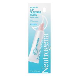 lot 16370 image: Neutrogena Hydro Boost Hydrating Lip Sleeping Mask with Hyaluronic Acid, Clear Overnight and Daily Moisturizing Treatment for Very Dry Lips, Fragrance Free Squeeze Tube Lip Balm, 0.35 oz