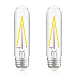lot 16410 image: Dimmable E26 T30 T10 LED Bulb Long Tube Light Bulb 4W(40W Equivalent) ,Type T Tubular Light Bulbs for Curio Cabinet,Piano,Chandelier,Wall Sconces,AC120V Neutral White 4000K 400LM CRI 90,Pack of 2