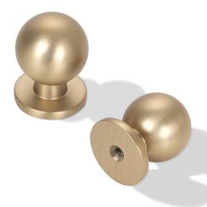 lot 16418 image: KOMOTIA 10 Pack Cabinet Knobs Champagne Bronze Kitchen Cabinet Knobs Zinc Alloy Drawer Pulls Solid Cabinet Hardware