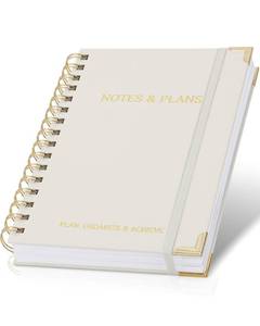 lot 16426 image: ZICOTO Aesthetic Daily Planner And Notebook With Hourly Schedule - Beautiful Spiral To do List Notepad For WorkHome to Organize Tasks And Appointments - Stylish SchoolOffice Supplies Book For Women