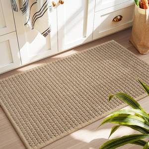 lot 20229 image: PADOOR Kitchen-Rugs Non Slip Washable, Absorbent Kitchen Mats for Floor, Soft Braided Kitchen-Mat, Farmhouse Kitchen Floor Mat Sink Rugs for Kitchen Floor (Beige, 20x32)