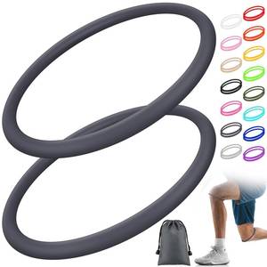 lot 20237 image: Foilswirl Silicone Patella Knee Band for Basketball Patella Tendon Support Knee Pain Running Tendon Brace Support Strap(2,Dark Grey,M)