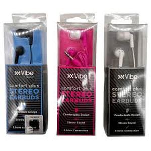 lot 4178 image: Vibe Sound Stereo Earbuds 4-Piece Set