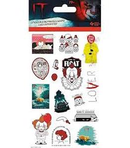 lot 4196 image: IT Horror Movie Pennywise Clown Sticker Sheet
