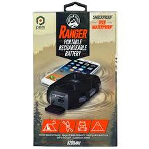 lot 4206 image: Ranger Portable Rechargeable Battery Pack with Built-in Cables