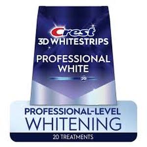 lot 6059 image: Crest 3D Whitestrips Professional Effects Teeth Whitening Kit  22 Treatments (44 Strips)  Enamel Safe At-Home Whitening System incomplete
