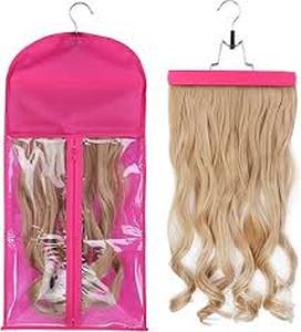 lot 12440 image: Blonde Hair Wig with Storage Case