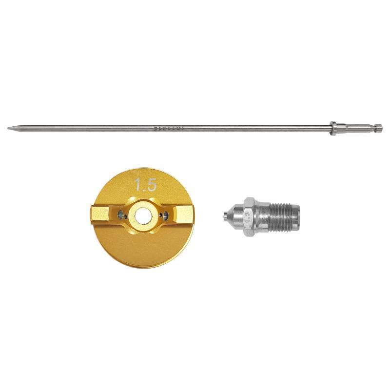 lot 41354 image: ARU 5100-4 Air Cap Set #4-1.5mm Compatible with Fuji T-Series Spray Guns,Suitable for Primer and Topcoat Spraying - Retail $30