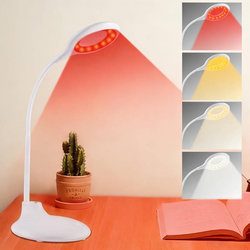lot 44743 image: Finezeal 670nm Red Light Reading Lamp for Sleep- Zero Blue Light, Rechargeable Dimmable Portable LED Red Book Light for Night Reading,Working and Crafts - Ideal Gift for Book Lovers, Nursing - Retail $30